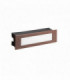 Outdoor LED Recessed Wall Light Brown 29.8cm 1140lm 3000K IP65