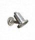 Outdoor Single Spotlight Polished 1x Gu5.3 IP68 (1m)