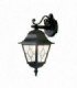 1 Light Outdoor Wall Lantern Light Black IP43, E27