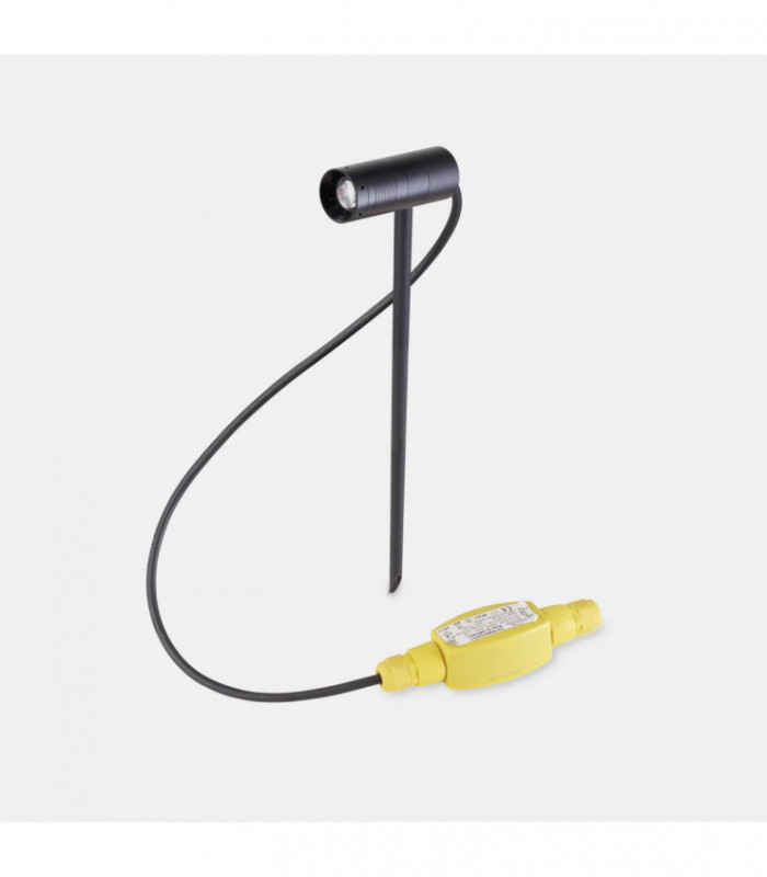 Outdoor LED Spotlight Black 285lm 2700K IP65