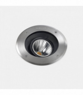 Outdoor LED Recessed Ground Uplight Stainless Steel Polished 1595lm 3000K IP67