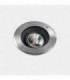 Outdoor LED Recessed Ground Uplight Stainless Steel Polished 1595lm 3000K IP67