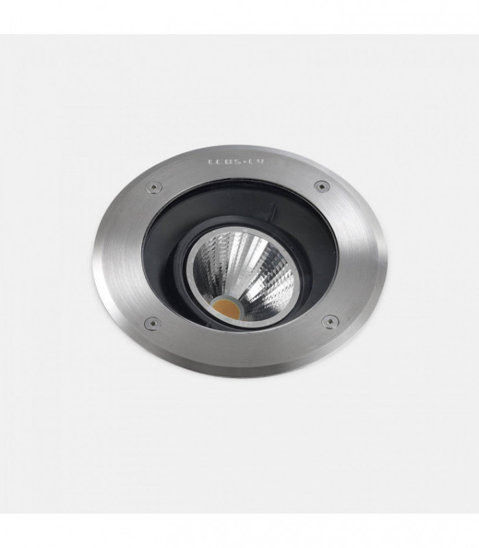 Outdoor LED Recessed Ground Uplight Stainless Steel Polished 1595lm 3000K IP67