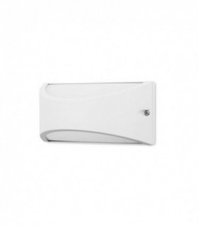 Outdoor LED Flush Up & Down Wall Light White 945lm 3000K IP54