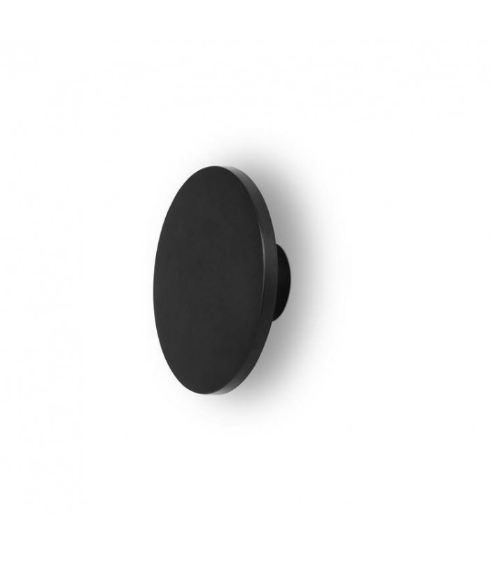 Outdoor LED Flush Wall Light Black 690lm 3000K IP44