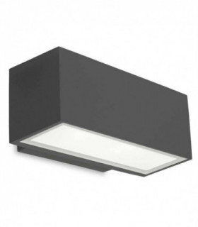 Outdoor LED Up & Down Wall Light Urban Grey 22cm 1955lm 4000K IP65
