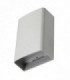 Outdoor LED Up & Down Flush Wall Light Urban Grey 16cm 1027lm 3000K IP65