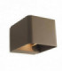Outdoor LED Up Down Wall Light Brown 855lm 3000K IP65