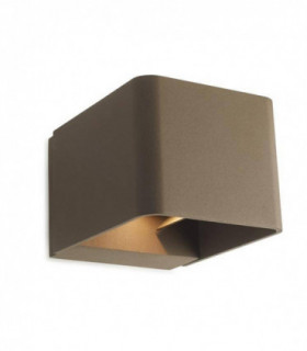 Outdoor LED Up Down Wall Light Brown 855lm 3000K IP65