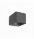 Outdoor LED Up Down Wall Light Urban Grey 855lm 2700K IP65