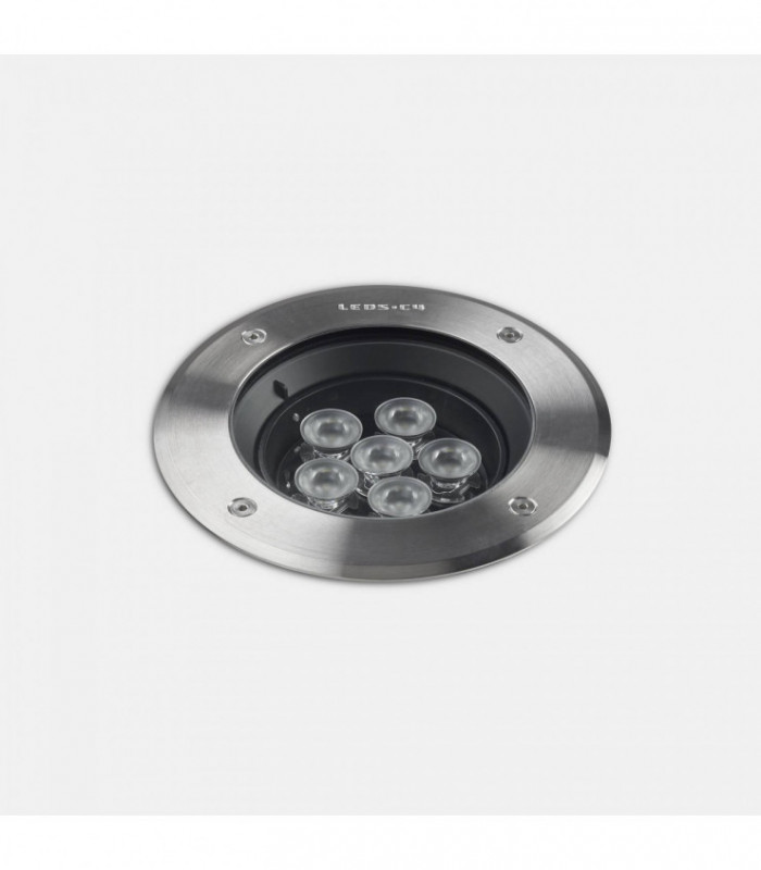 Outdoor LED Recessed Ground Uplight Stainless Steel Polished 12.5cm 785lm 61deg. 4000K IP67