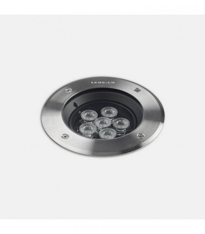 Outdoor LED Recessed Ground Uplight Stainless Steel Polished 8.5cm 240lm 29deg. 3000K IP67