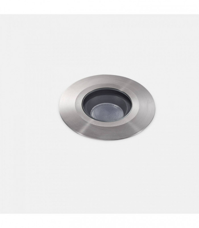 Outdoor LED Ultra Compact Uplight Recessed Stainless Steel Polished 8cm 780lm 37deg. 3000K IP67
