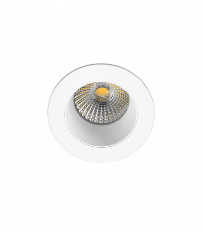 LED White Round Downlight 7W 3000K IP65