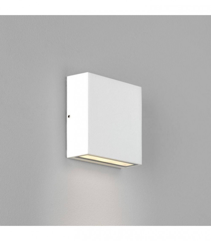LED Outdoor Wall Light Textured White IP54
