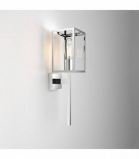 Outdoor Wall Light Polished Stainless Steel IP44, E27