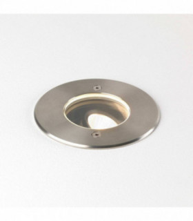 LED Outdoor Ground Light Brushed Stainless Steel IP67