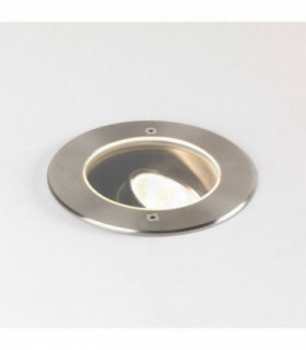 Outdoor LED Ground Light Brushed Stainless Steel IP67
