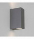 LED Outdoor Wall Light Textured Grey IP44, GU10