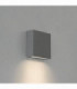 LED Outdoor Wall Light Textured Grey IP54