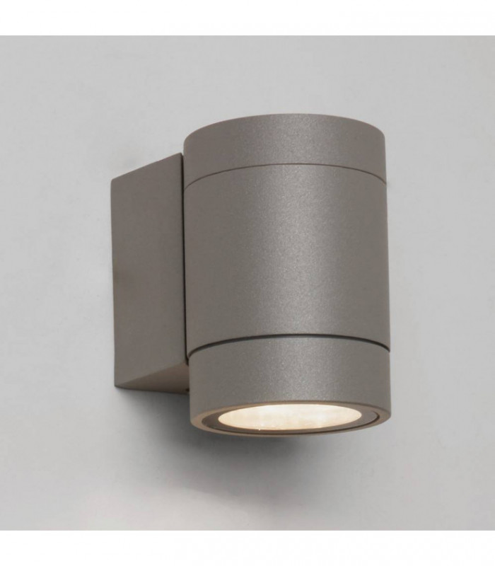 LED Outdoor Wall Light Textured Grey IP54