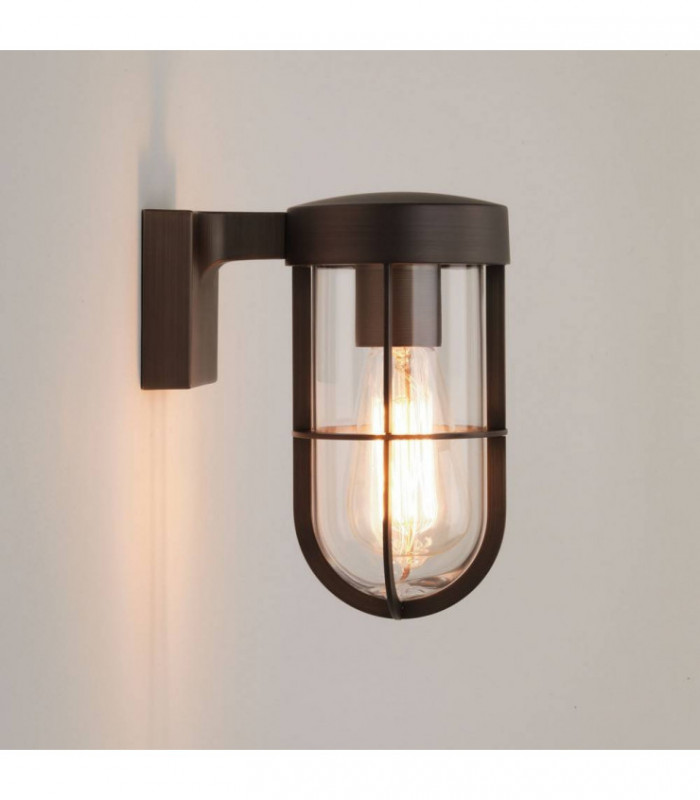 Outdoor Wall Light Bronze IP44, E27