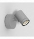 Single Spot LED Outdoor Spotlight Textured Grey IP65