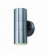 Dual Outdoor Up Down Wall 2 Light Cast Aluminium IP44, GU10