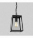 Outdoor Pendant Light Textured Black, E27