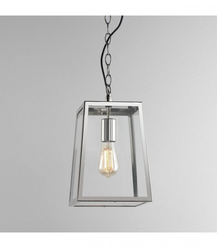 Outdoor Pendant Light Polished Nickel, E27