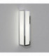 LED Outdoor Wall Light Polished Nickel IP44