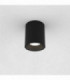 Outdoor Round Surface Mounted LED Downlight Textured Black IP65