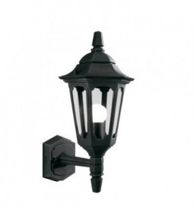 1 Light Outdoor Wall Lantern Light Black IP44, E27