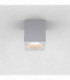 Outdoor Square Surface Mounted LED Downlight Textured White IP65