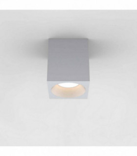 Outdoor Square Surface Mounted LED Downlight Textured White IP65