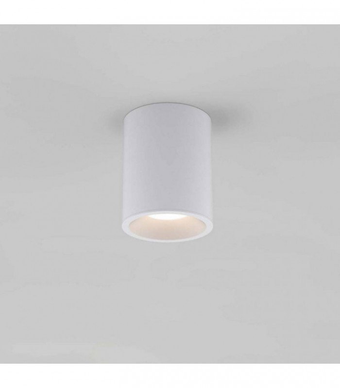 Outdoor Round Surface Mounted LED Downlight Textured White IP65