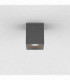 Outdoor Square Surface Mounted LED Downlight Textured Grey IP65