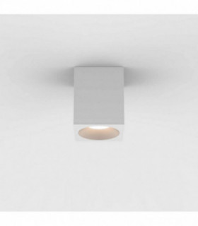 Outdoor Square Surface Mounted LED Downlight Textured White IP65