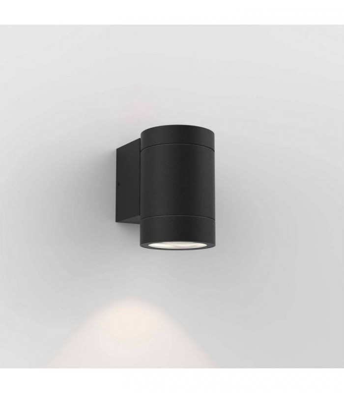 LED Outdoor Wall Light Textured Black IP54, GU10
