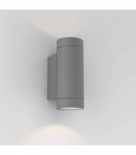 LED Outdoor Wall Light Textured Grey IP54, GU10