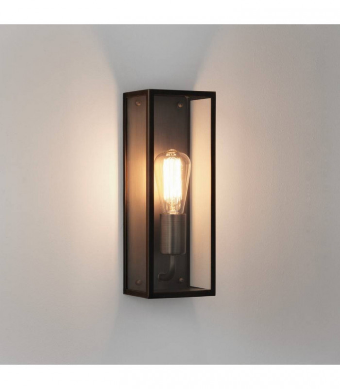Outdoor Wall Light Bronze IP44, E27