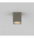 Outdoor Square Ceiling Light Concrete IP44, GU10