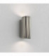 Outdoor Wall Light Polished Nickel IP44, GU10