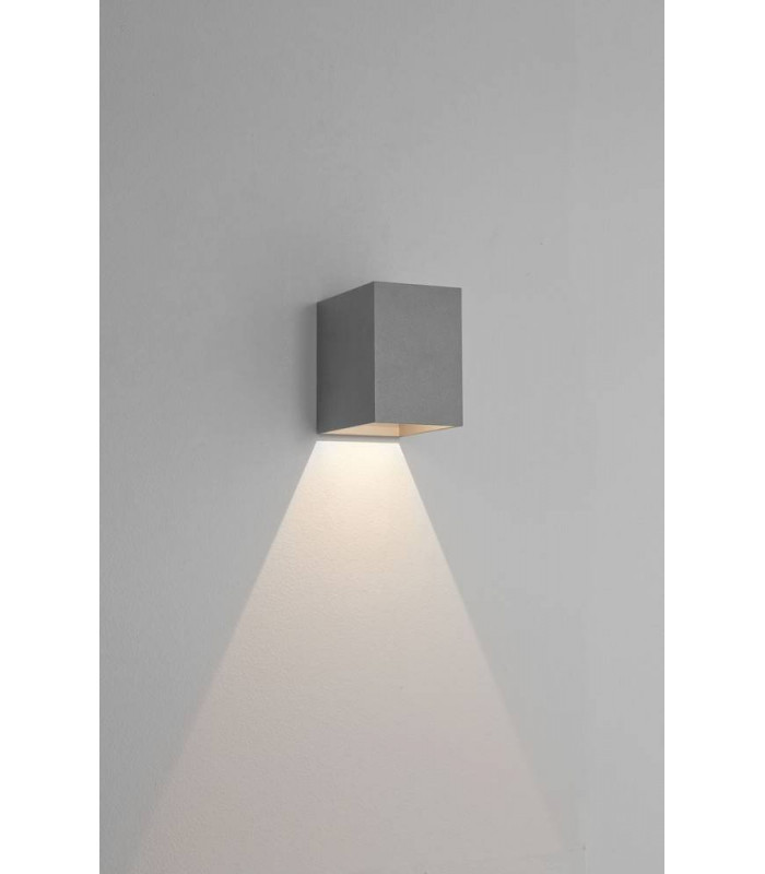 LED Outdoor Wall Light Textured Grey IP65