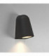 LED Outdoor Wall Light Textured Black IP65, GU10