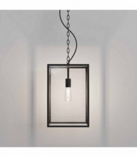 Outdoor Pendant Light Textured Black, E27
