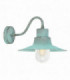 1 Light Outdoor Fisherman Dome Wall Light Verdigris IP44, E27