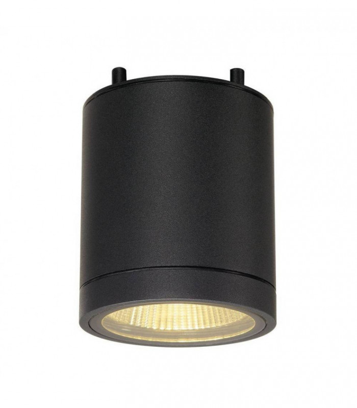 Ceiling Light, Round, Anthracite, 9W Led, 3000K, 35d, IP55