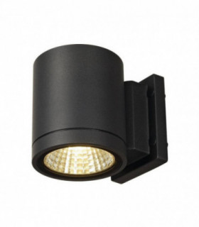 Round, Anthracite, 9W Led, 3000K, 35d, IP55