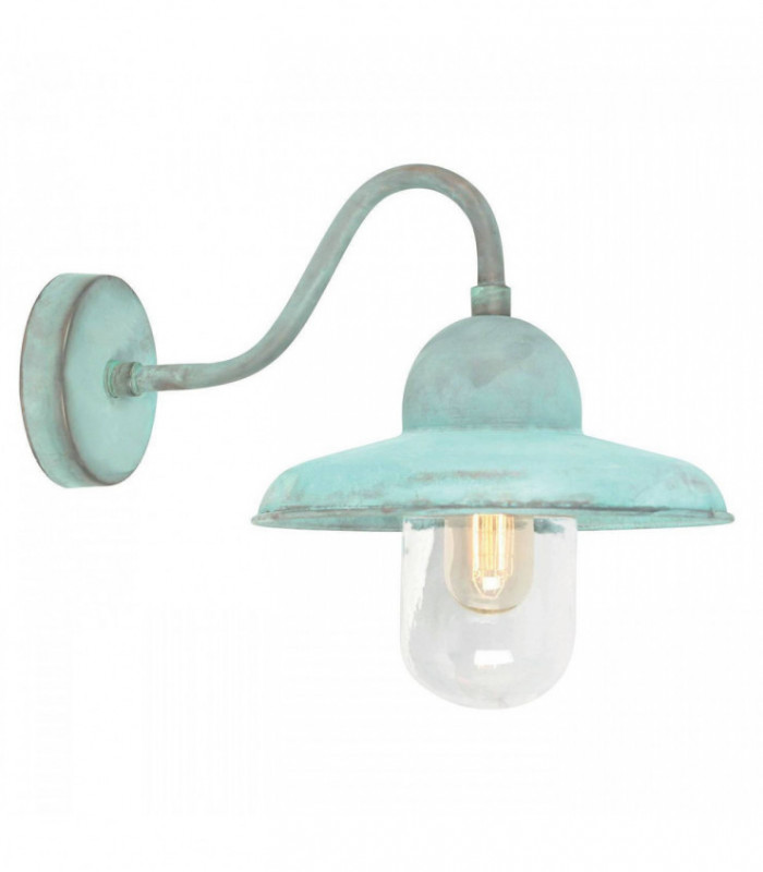 1 Light Outdoor Fisherman Dome Wall Light Verdi IP44, E27